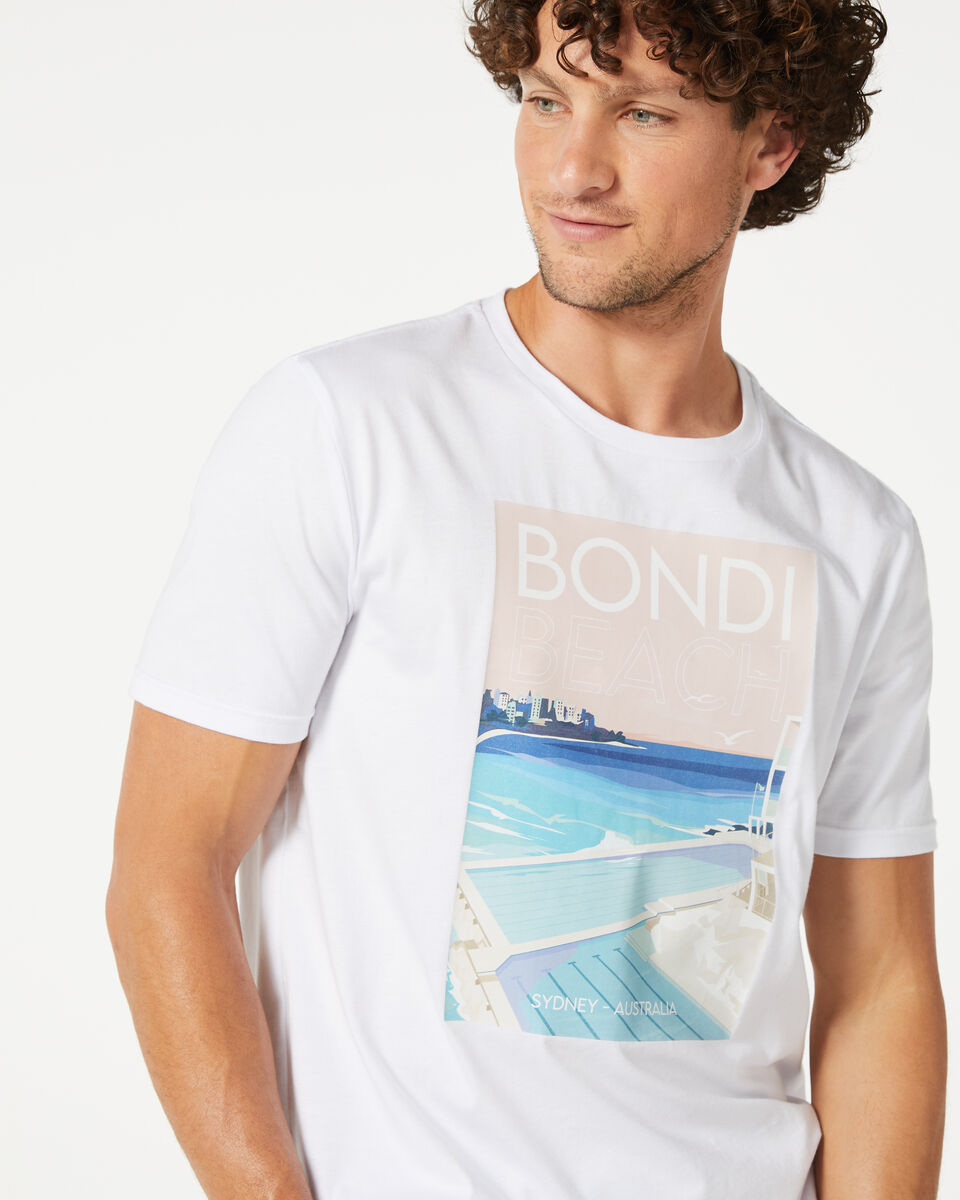 Bondi T-Shirt, White, hi-res